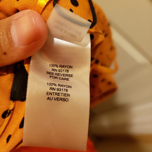 Tahari Burnt Orange Maxi Large Dress - Picture 6 of 6